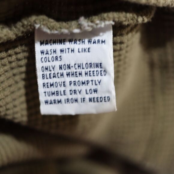 Polo by Ralph Lauren Faded Forestry Graphic Classic Green Crewneck Thermal Shirt - Picture 10 of 10